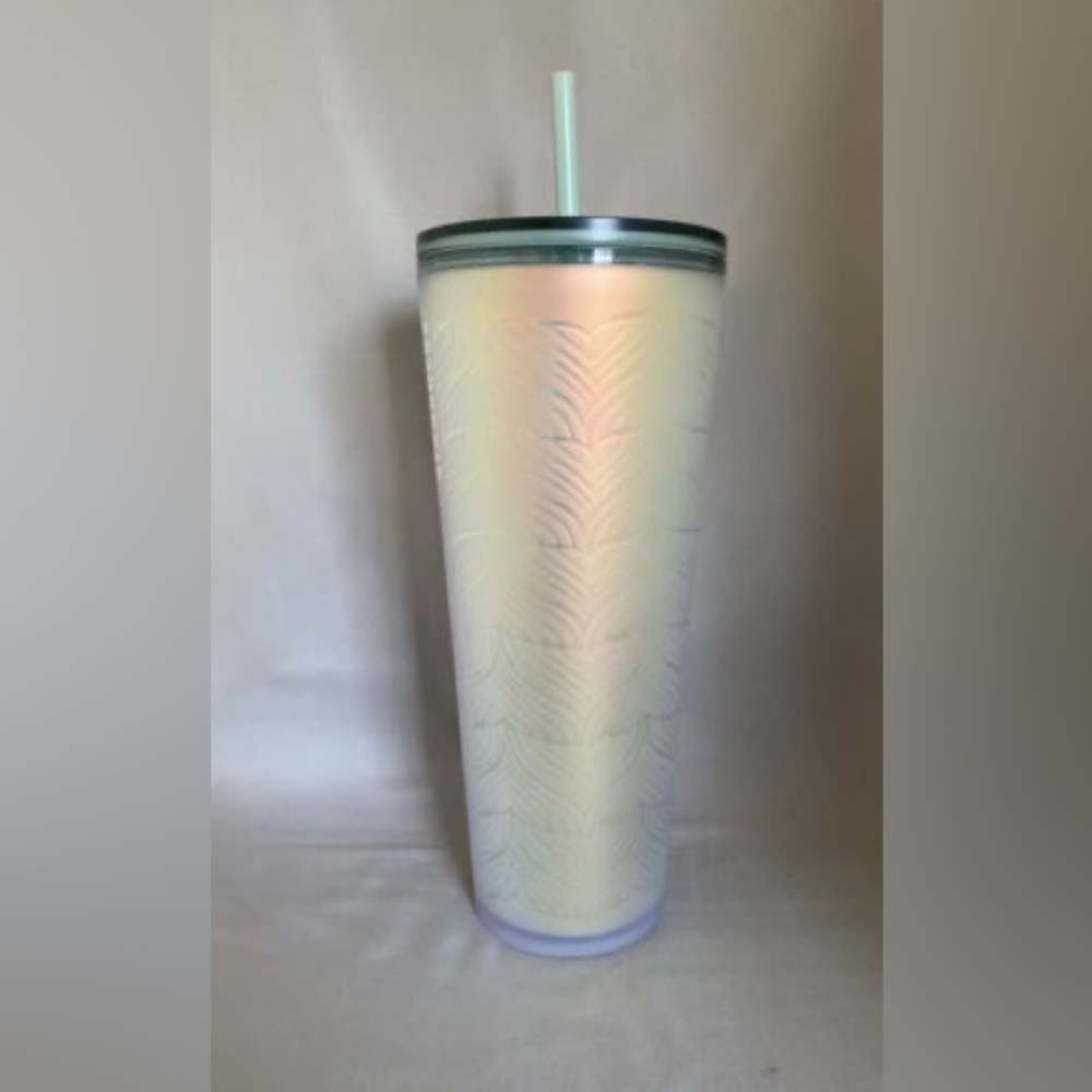 Starbucks 2021 Iridescent Mermaid Tail Venti Soft Touch Tumbler 24oz